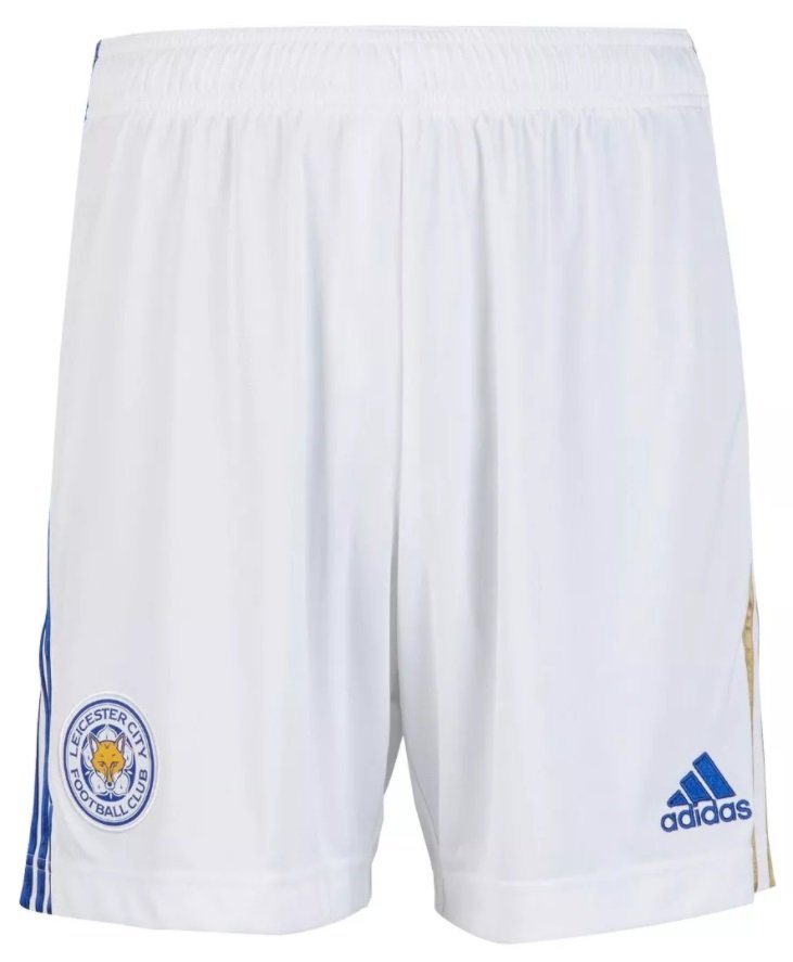 Calção oficial Adidas Leicester City 2020 2021 II jogador
